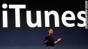 The late Apple CEO Steve Jobs upended the music landscape with the iTunes store, launched in April 2003.