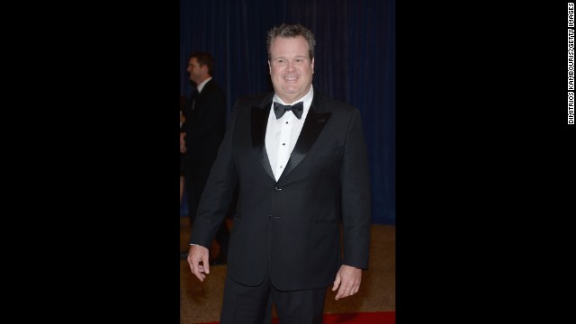 Eric Stonestreet, from "Modern Family," smiles from the red carpet.