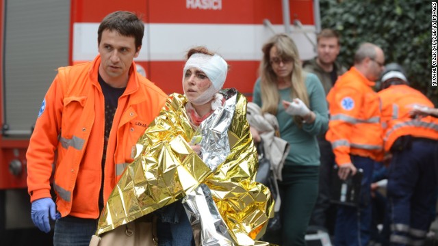 Al menos 55 heridos tras una explosión en un edificio de República Checa
