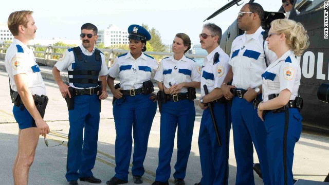 The Comedy Central show "Reno 911!" was set at a police convention in Miami in the 2007 flick "Reno 911!: Miami."