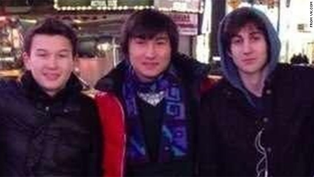 From left, Azamat Tazhayakov and Dias   Kadyrbayev went with Boston bombing suspect Dzhokhar Tsarnaev to Times Square in this photo taken   from the social media site VK.com. Tazhayakov and Kadyrbayev were <a   href=′http://www.cnn.com/2013/05/01/us/boston-attack/index.html′>arrested on Wednesday,   May 1,</a> on charges they tried to throw investigators off Tsarnaev′s trail. <a   href=′http://www.cnn.com/SPECIALS/us/boston-bombings-galleries/index.html′>See all   photography related to the Boston bombings.</a>