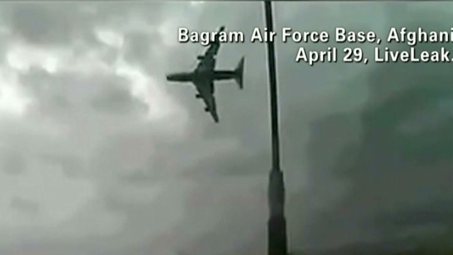 Boeing 747 crash at Bagram Airfield caught on tape 