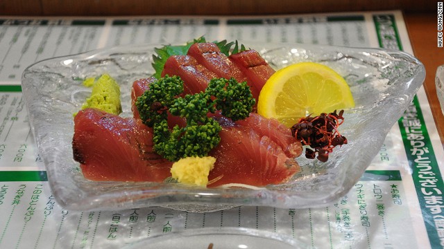 Tuna sashimi never tastes the same after trying the fresh local version in Tanabe City.