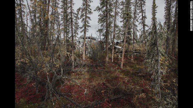 A twin-engine Fairchild C-82 Packet, which carried cargo, was lost in Alaska in 1965.