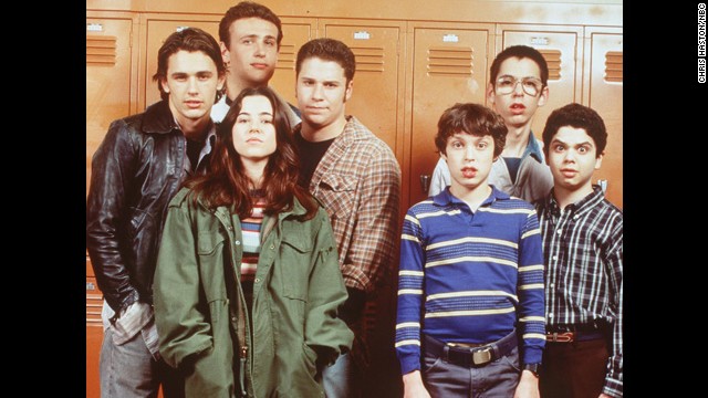 <strong>"Freaks and Geeks" (1999)</strong>: Another series that got high school right and suffered in the ratings for it. Its cast, however -- including Seth Rogen, Linda Cardellini and James Franco -- has gone on to big things.