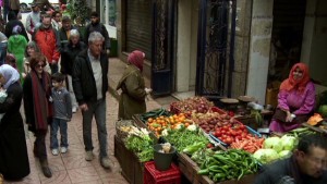 Bourdain explores the souk in Tangier