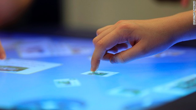 Testing touchscreen tables in classrooms