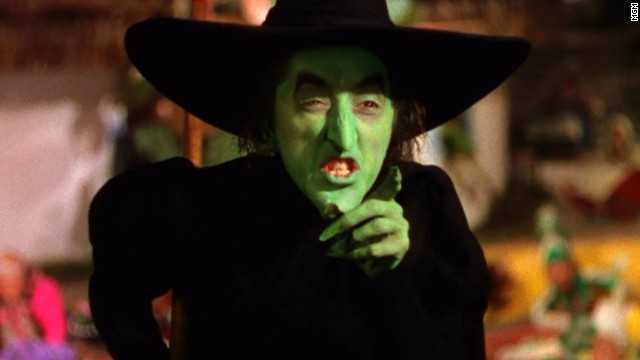 Margaret Hamilton played Wicked Witch of the West/Miss Gulch in 1939's "The Wizard of Oz." In the end, her evil laugh, broomstick and flying monkeys were no match for a pail of water.