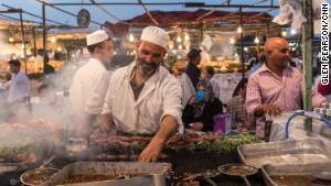 Fancy a camel spleen kebab or a super-sweet, deep-fried, sesame cookie? Here\'s the lowdown on street snacking, Moroccan-style.