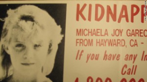 This poster was distributed in 2009 around Hayward, California. Michaela Garecht went missing in 1988. 