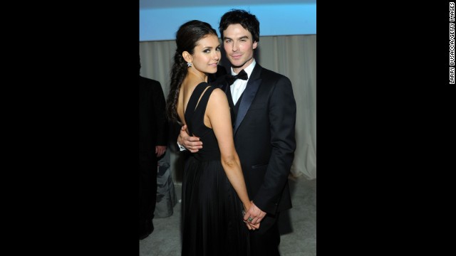 "Vampire Diaries" stars Nina Dobrev and Ian Somerhalder had a relationship that sizzled on and off the small screen. But the two shocked fans when anonymous sources confirmed to People magazine in May that the co-stars are no longer a couple. Somerhalder and Dobrev had dated for "several years," and their reported breakup came without warning. 