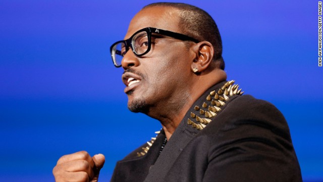  Randy Jackson speaks during the season premiere screening of 'American Idol' in Westwood, California, on January 9.