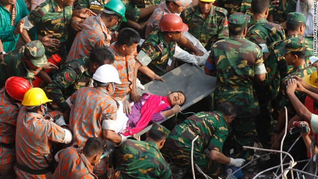 Asciende a 1.119 la cifra de muertos por colapso de edificio en Bangladesh