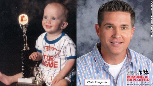 Christopher Abeyta was only 7 months old when he was taken from his crib in 1986. This year, his family announced a $100,000 reward for help in finding Christopher, who would be 27 today and may look like the image rendering on the right.