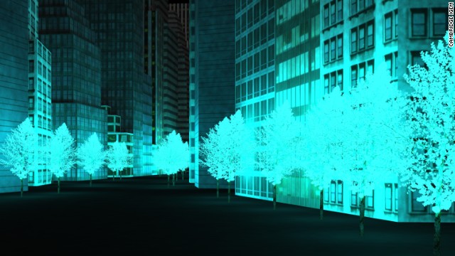 One group of American students has even managed to bio-engineer a glowing plant that could replace conventional lamps. Students at the University of Cambridge's genetics department created glowy bacteria that could one day lead to a city lit completely by iridescent trees. 