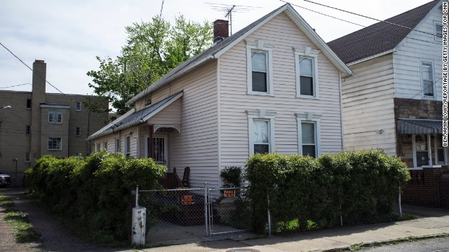 The house of Onil Castro's two sons, where he was staying when he was arrested on Kinkel Avenue. He and his brother Pedro were arrested along with Ariel Castro, but later were released and not charged. 