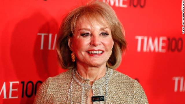 After a journalism career spanning a half century, Barbara Walters will retire from TV journalism in 2014, ABC reported late Sunday, May 12. We look back on the career of Walters, shown here at the Time 100 gala in New York City on April 23.