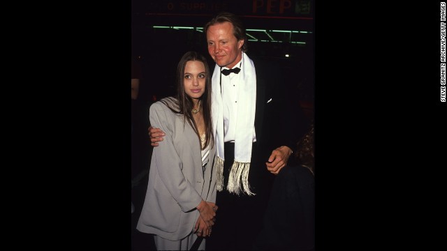 Jolie and Jon Voight in an undated photo.