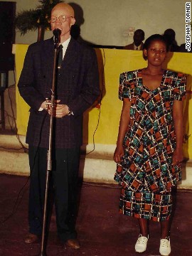 Torner has overcome several challenges to make the best of his situation. He received an education, got married (pictured here with his wife) and now has two children.