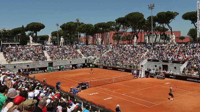 Denmark's Caroline Wozniacki suffered yet another first round exit as she was beaten by Bojana Jovanovski in Rome.