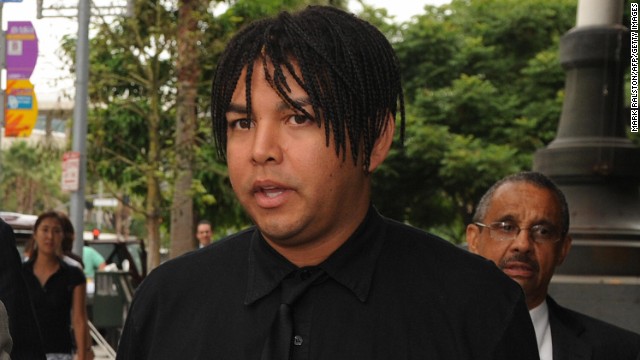 Taj Jackson, nephew of Michael Jackson, attends a probate hearing for Michael Jackson's estate in Los Angeles in 2009. 