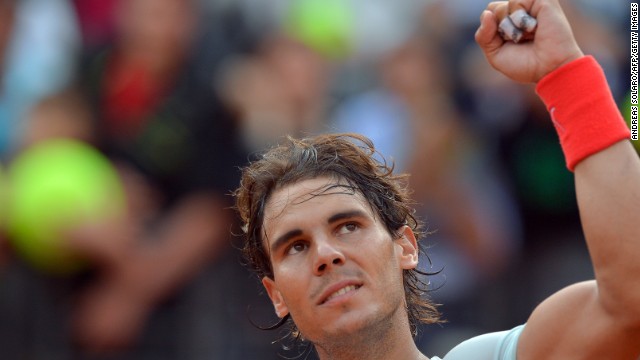 Un imparable Nadal derrota a Federer y se corona en Roma