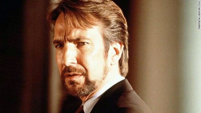 Bruce Willis' John McClane has outlasted plenty of bad guys throughout the "Die Hard" franchise, but the original baddie is still the best. Alan Rickman's portrayal of German terrorist leader Hans Gruber in 1988's "Die Hard" is classic.