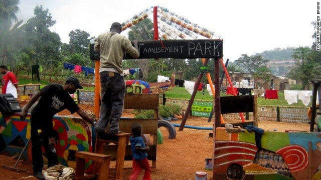 In 2010 Bruno founded Eco Art Uganda, a collective of artists promoting environmental awareness.
