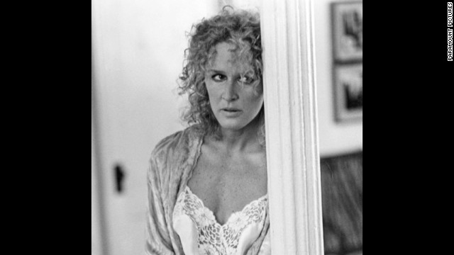 It's a wonder that extramarital affairs haven't been drastically reduced since 1987's "Fatal Attraction," in which Glenn Close plays a one-night-stand turned horror-show named Alex Forrest. She teaches Michael Douglas' unfaithful Dan Gallagher (and one poor, helpless bunny) a lesson on infidelity that we haven't forgotten. 