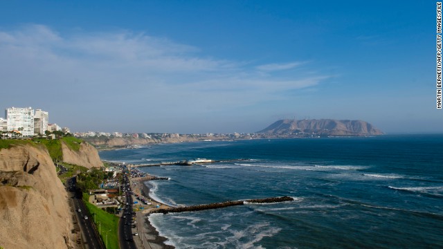 Lima is Peru's largest city by far. It's home to more than a quarter of Peru's roughly 30 million people, has wonderful food, the beautiful Miraflores district (where you can drink while overlooking beaches lined with small rocks that form eye-catching patterns each time the tide rolls out) and excellent museums.