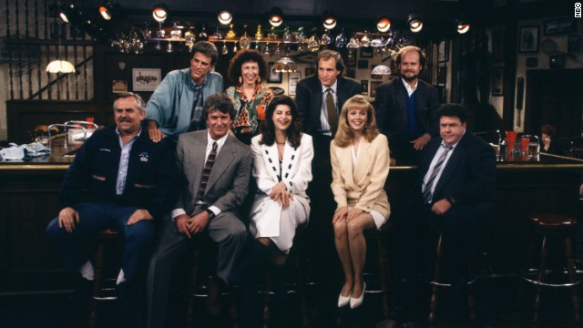 On May 20, 1993, NBC's Boston bar comedy "Cheers" had "One for the Road" as the series ended its 11-season run. It spawned not only an unforgettable theme song (who doesn't want to go to the place where everybody knows your name?) but another classic comedy with "Frasier," which made our list <a href='http://www.cnn.com/2013/05/06/showbiz/golden-age-of-tv/index.html?iref=allsearch' >of the greatest shows of the past 20 years</a>. Let's catch up with the cast of "Cheers" 20 years after it wrapped.