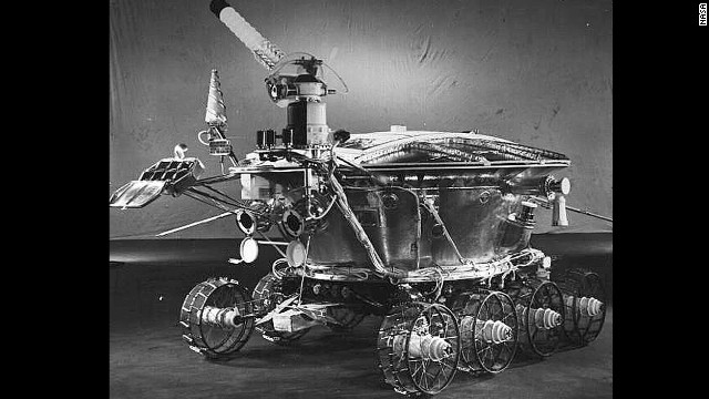 The Soviets' Lunokhod 1, the first unmanned rover, landed on the moon on November 17, 1970.