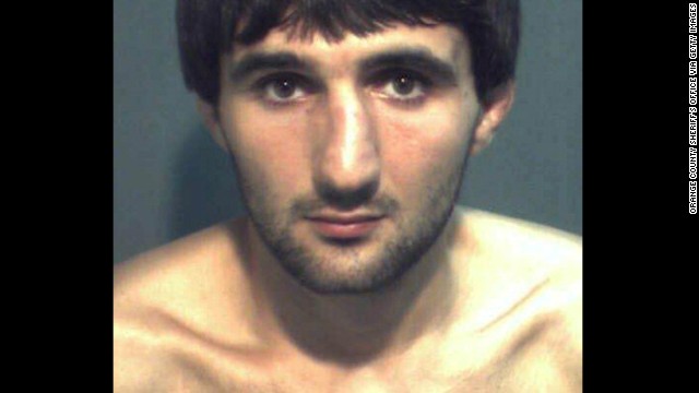 Ibragim Todashev, shown in a mug shot after his arrest on an aggravated battery charge this month.