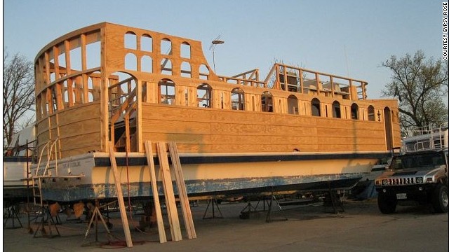 REETIME RAMBLE PHOTO: Man builds pirate ship, sells for $80,000 on 