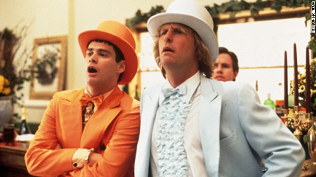 <strong>"Dumb &amp; Dumber" (1994)</strong>: It's just one of Jim Carrey's string of 1994 comedies. The actor crafted a standout favorite alongside Jeff Daniels in this movie about two idiotic but lovable friends. 