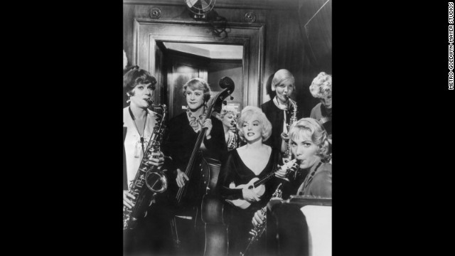 <strong>"Some Like It Hot" (1959)</strong>: In this classic comedy, Tony Curtis and Jack Lemmon star as a pair of musicians who disguise themselves as ladies in an all-woman band to escape mobsters. They set off for Florida with designs on Marilyn Monroe's Sugar Kane. 