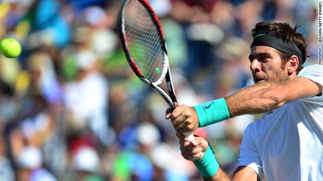 Tennis player Juan Martin del Potro of Argentina