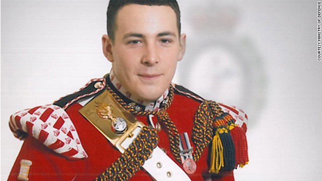 Drummer Lee Rigby, the soldier killed in the Wednesday, May 22, 2013 incident in Woolwich, South East London.