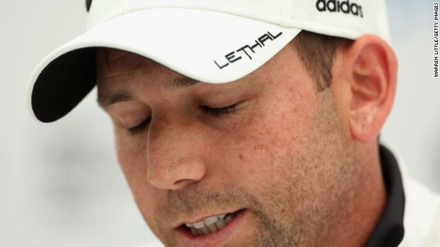 Sergio Garcia has been sponsored by TayorMade-adidas since 2002 but risks losing the deal.