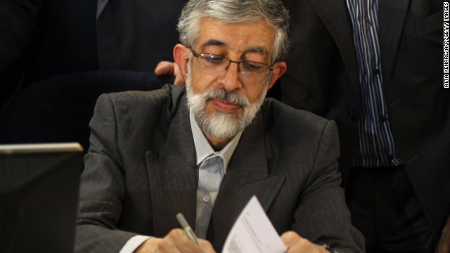 Gholam-Ali Haddad-Adel is a former speaker of parliament whose daughter is married to Ayatollah Khamenei's son.<!-- --><br /> </br>” border=”0″ height=”360″ id=”articleGalleryPhoto001″ style=”margin:0 auto;” width=”640″/><cite style=
