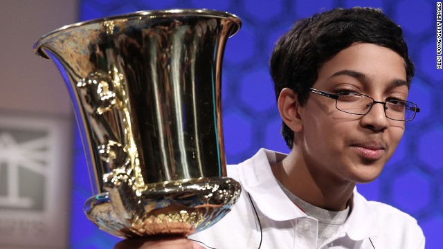 Arvind Mahankali won the 2013 Scripps National Spelling Bee after spelling "knaidel," which is a dumpling. Click through to see the rest of the winners from the past 15 years. The definitions of their winning words are from the Merriam-Webster dictionary. View photos from this year's spelling bee. 