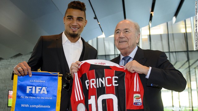 Boateng's protest caused football's authorities to step up their efforts to tackle the problem and the now Schalke player was invited to sit on a racism and discrimination task force, set up by soccer's world governing body FIFA. He also met with FIFA president Sepp Blatter.