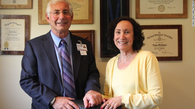 Goldstein and his wife of 38 years, Sue, who is program coordinator for San Diego Sexual Medicine. On the wall behind them are some of Goldstein's awards; in 2009, he received the gold medal from the <a href='http://www.worldsexology.org/' target='_blank'>World Association of Sexual Health</a> for his lifetime achievements in sexual medicine.