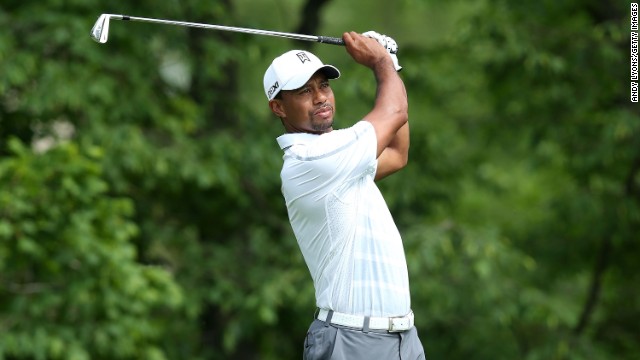 Tiger Woods endured a difficult third round of the Memorial Tournament at Muirfield Village in Dublin, Ohio.