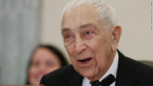 Sen. Frank Lautenberg, D-New Jersey, passed away on Monday, June 3. Here, he presides over a hearing on Superstorm Sandy in Washington on December 6, 2012.