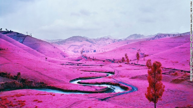Artist Richard Mosse is well known for his infrared images of eastern Democratic Republic of Congo. 