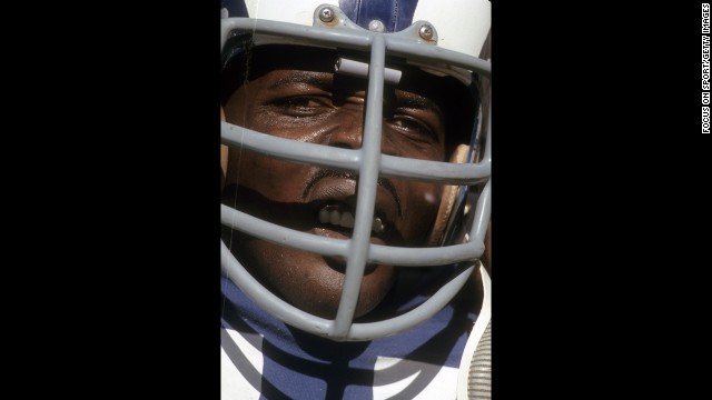 The 6-foot-5 Jones piled up 173 sacks during a 14-year career with the Los Angeles Rams, San Diego Chargers and Redskins. Jones played for the Rams from 1961-71.