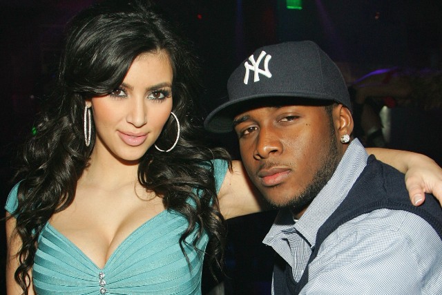 Kim Kardashian with ex-boyfriend Reggie Bush.