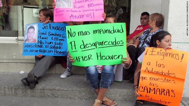 Hallan 5 cuerpos de los desaparecidos del bar Heaven, en México