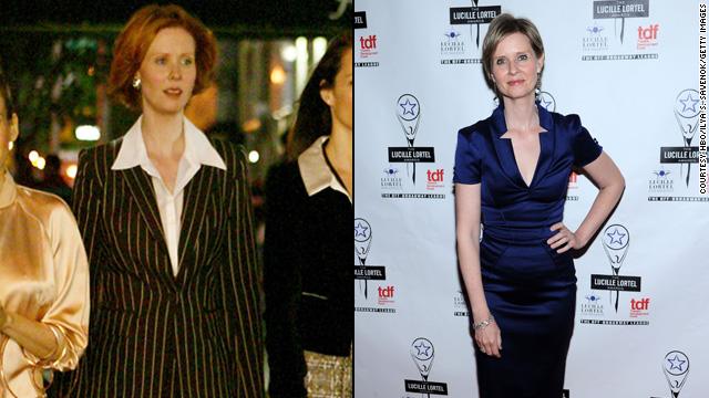 Cynthia Nixon's Miranda Hobbes was a bit of a workaholic, and the actress has showed similar stamina. She has steadily worked on stage and screen, even appearing as herself on an episode of "30 Rock." 